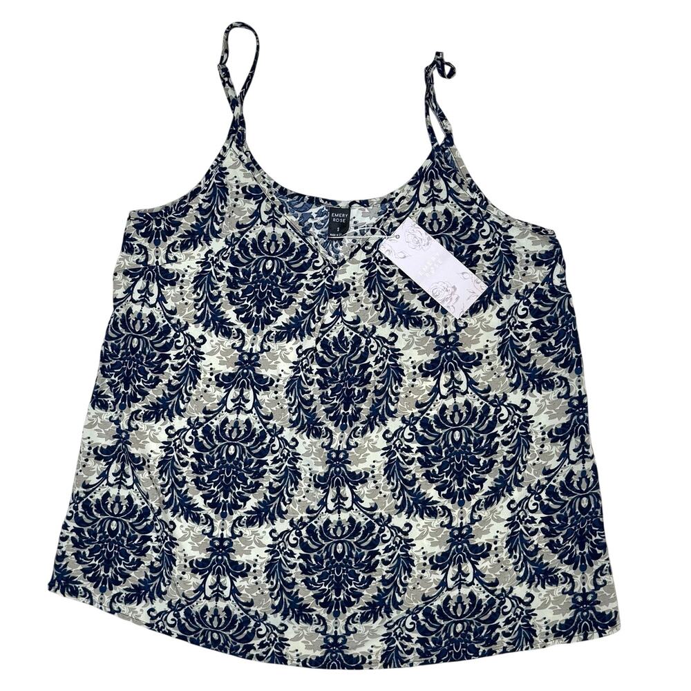 NEW Emery Rose Tank Top Womens Size S Bohemian Camisole Shirt NWT